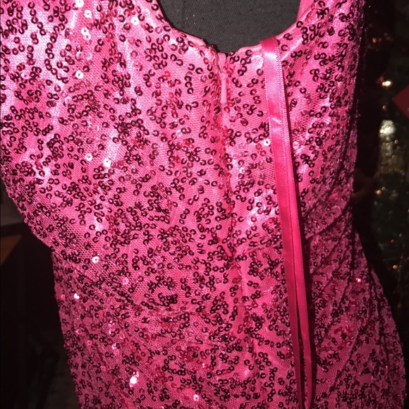 NWT LaFemme Pink Evening Gown 12 - Picture 4 of 8